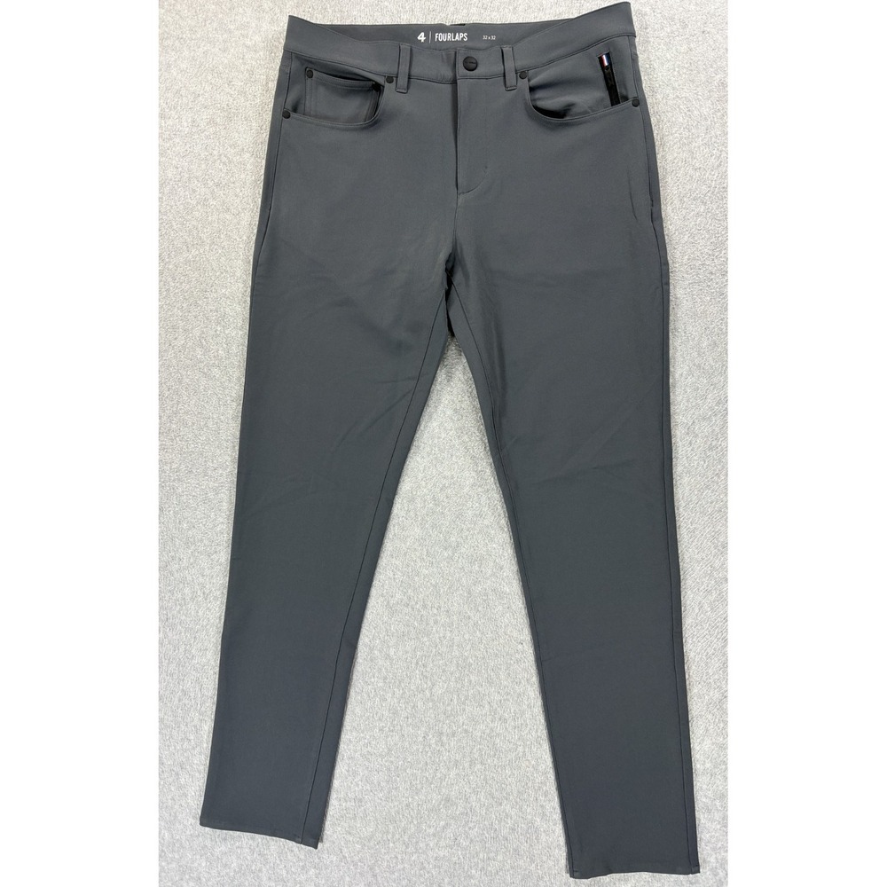 Fourlaps Performance 5 Pocket Chino Pants (Men's 32x32) Gray